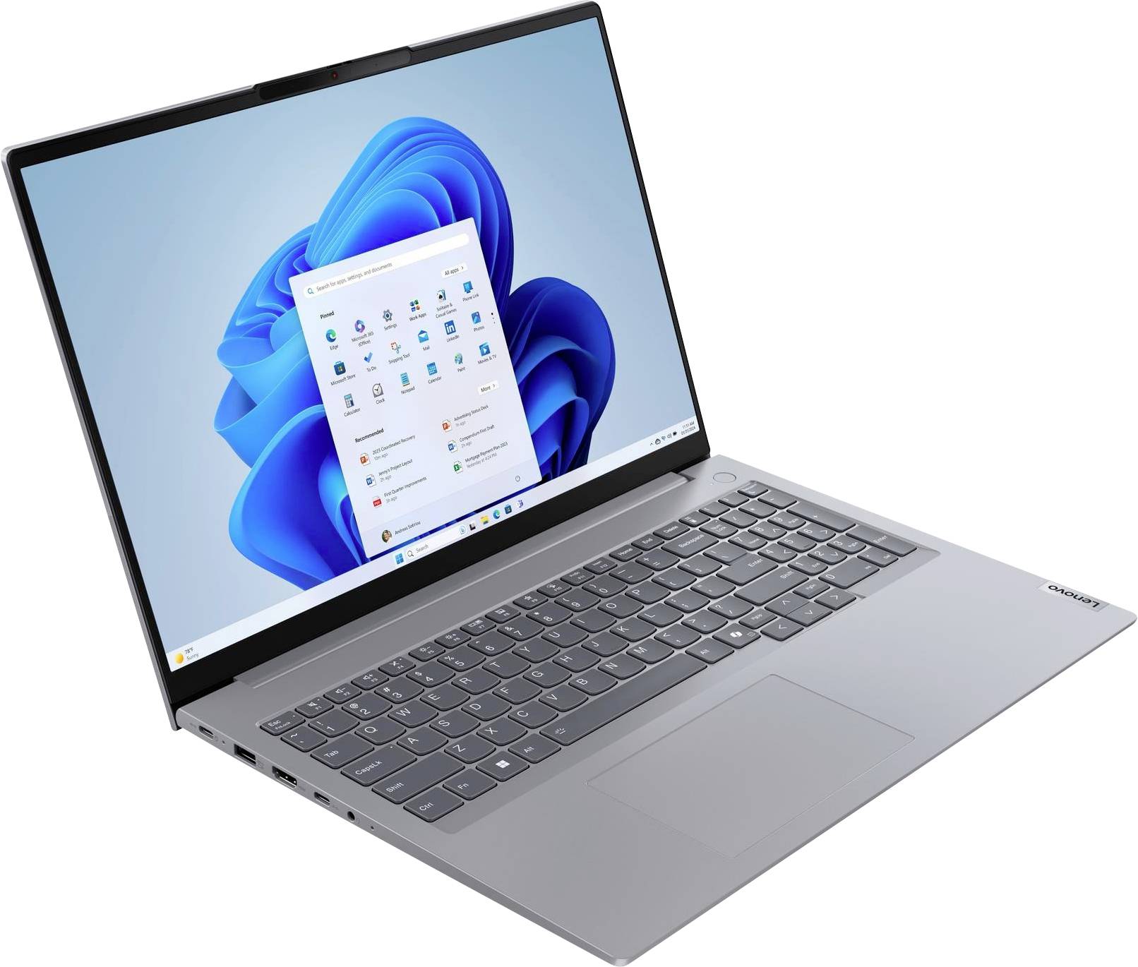 Lenovo Notebook ThinkBook 16 G7 ARP, ThinkBook 16 Gen 7 40.6cm (16 Zoll) WUXGA AMD Ryzen 5 7535HS 32GB RAM 512GB SSD Deutsch