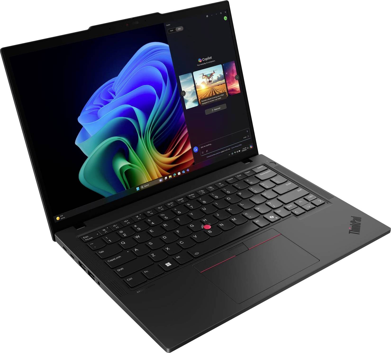 Lenovo Notebook ThinkPad T14 Gen 6 (AMD) 35.6 cm (14 Zoll) WUXGA AMD Ryzen AI 5 340 32 GB RAM 1 TB SSD Deutsch, QWERTZ AMD AMD Radeon™ 840M Sc