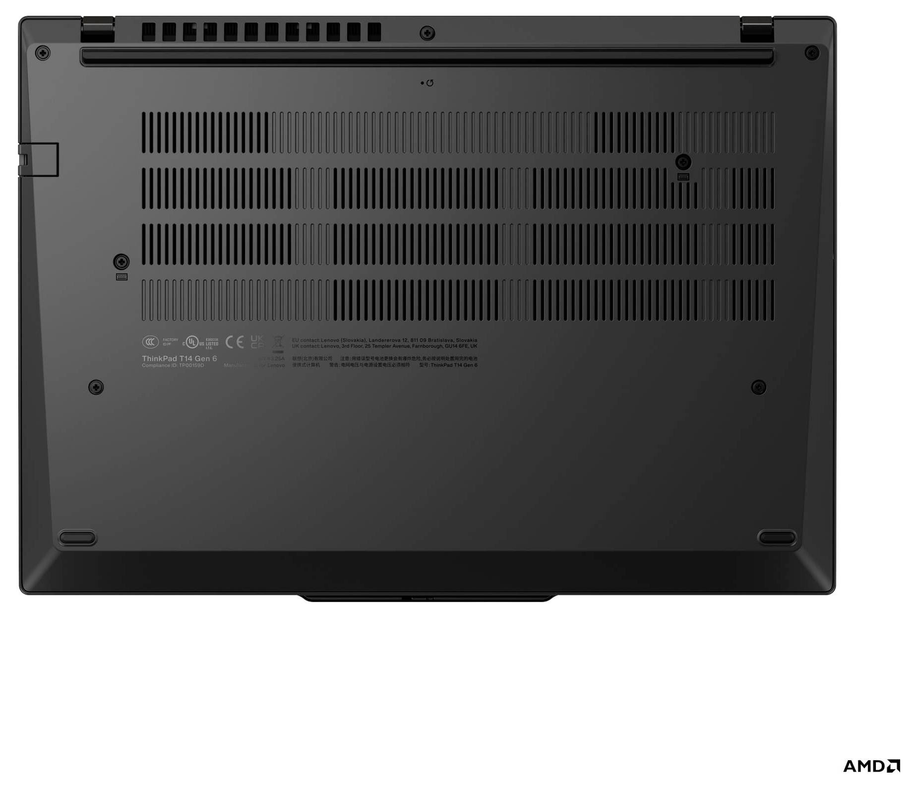 Lenovo Notebook ThinkPad T14 Gen 6 (AMD) 35.6 cm (14 Zoll) WUXGA AMD Ryzen AI 5 340 32 GB RAM 1 TB SSD Deutsch, QWERTZ AMD AMD Radeon™ 840M Sc
