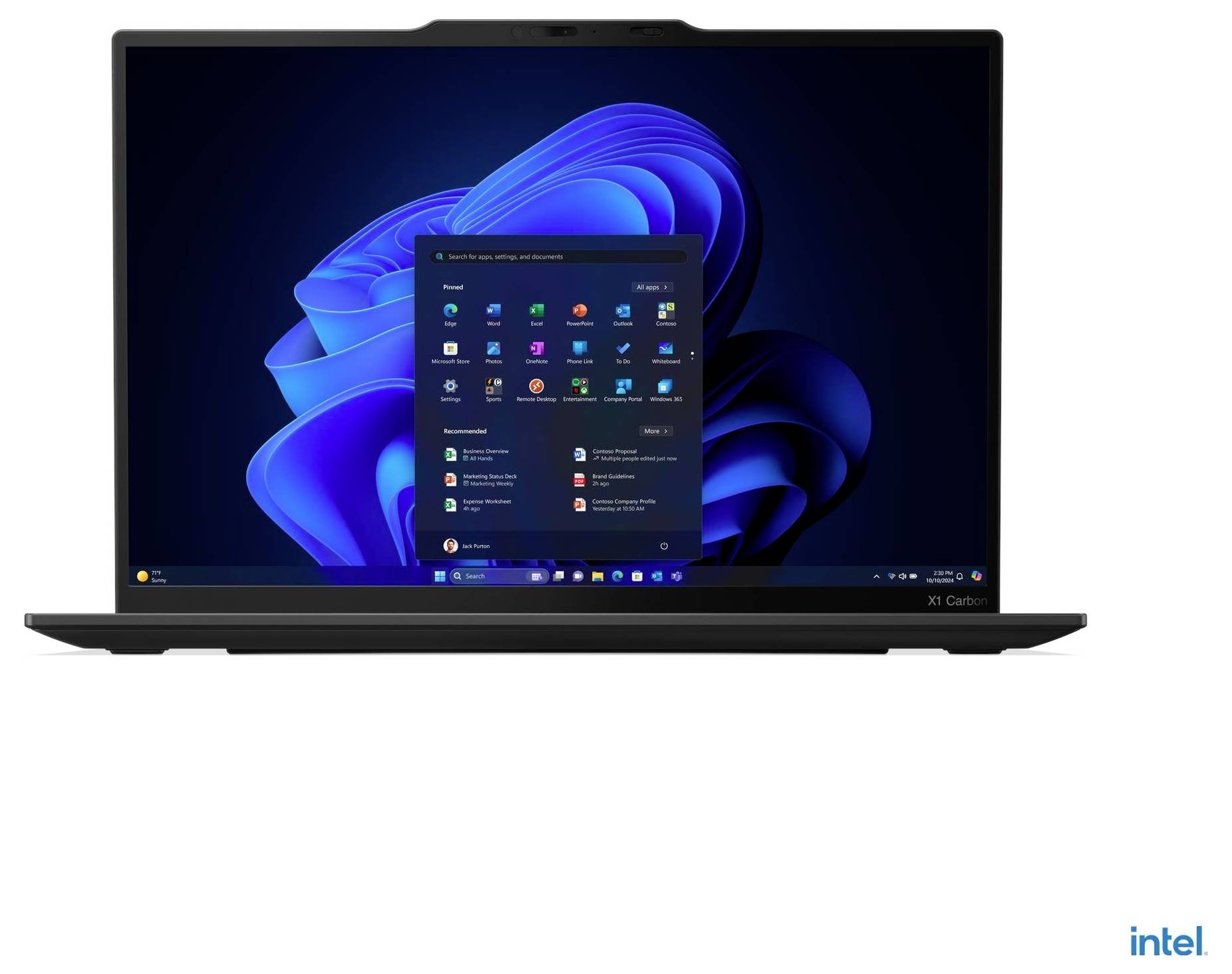 Lenovo Notebook ThinkPad X1 Carbon Gen 13 Aura Edition 35.6cm (14 Zoll) WUXGA Intel® Core™ Ultra 7 258V 32GB RAM 1TB SSD Deutsch