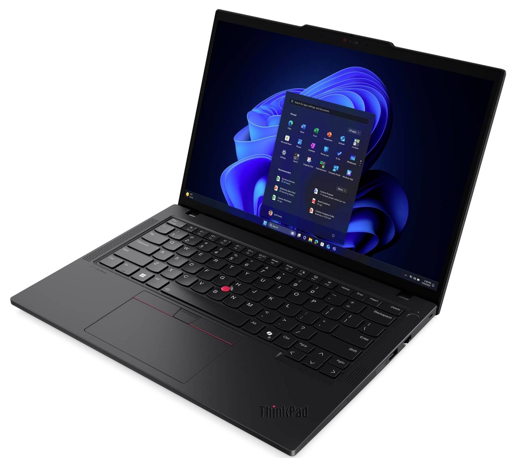 Lenovo Notebook ThinkPad T14 Gen 6 (Intel) 35.6 cm (14 Zoll) 2.8K Intel® Core™ Ultra 7 255U 32 GB RAM 1 TB SSD Deutsch, QWERTZ Schwarz 21Q