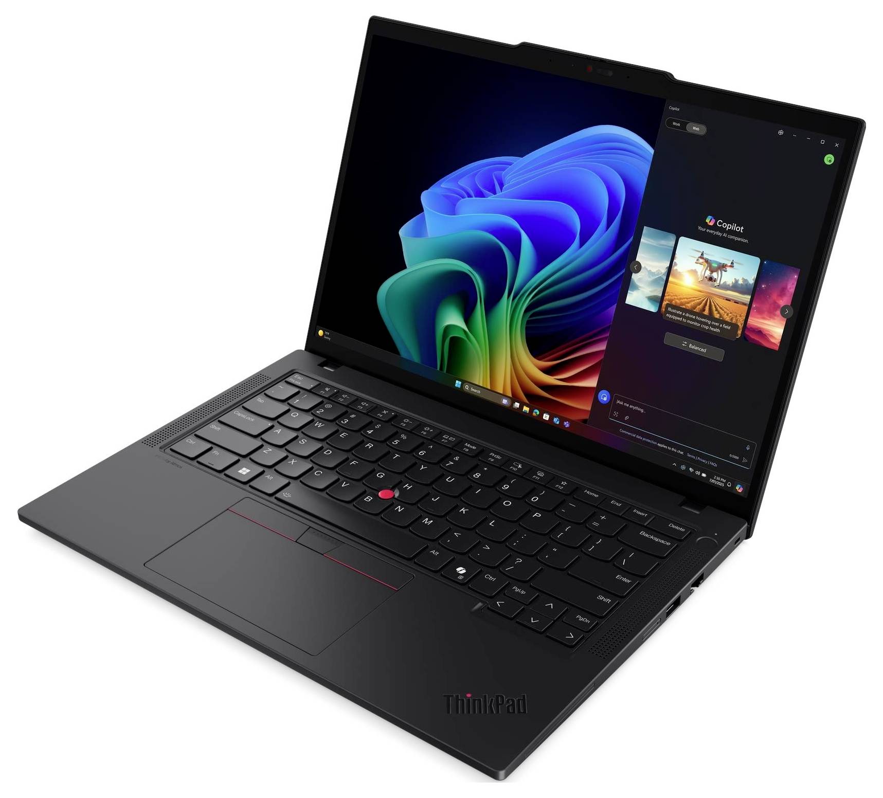 Lenovo Notebook ThinkPad T14 Gen 6 (Intel) 35.6cm (14 Zoll) WUXGA Intel® Core™ Ultra 7 258V 32GB RAM 1TB SSD Deutsch, QWERTZ Schw