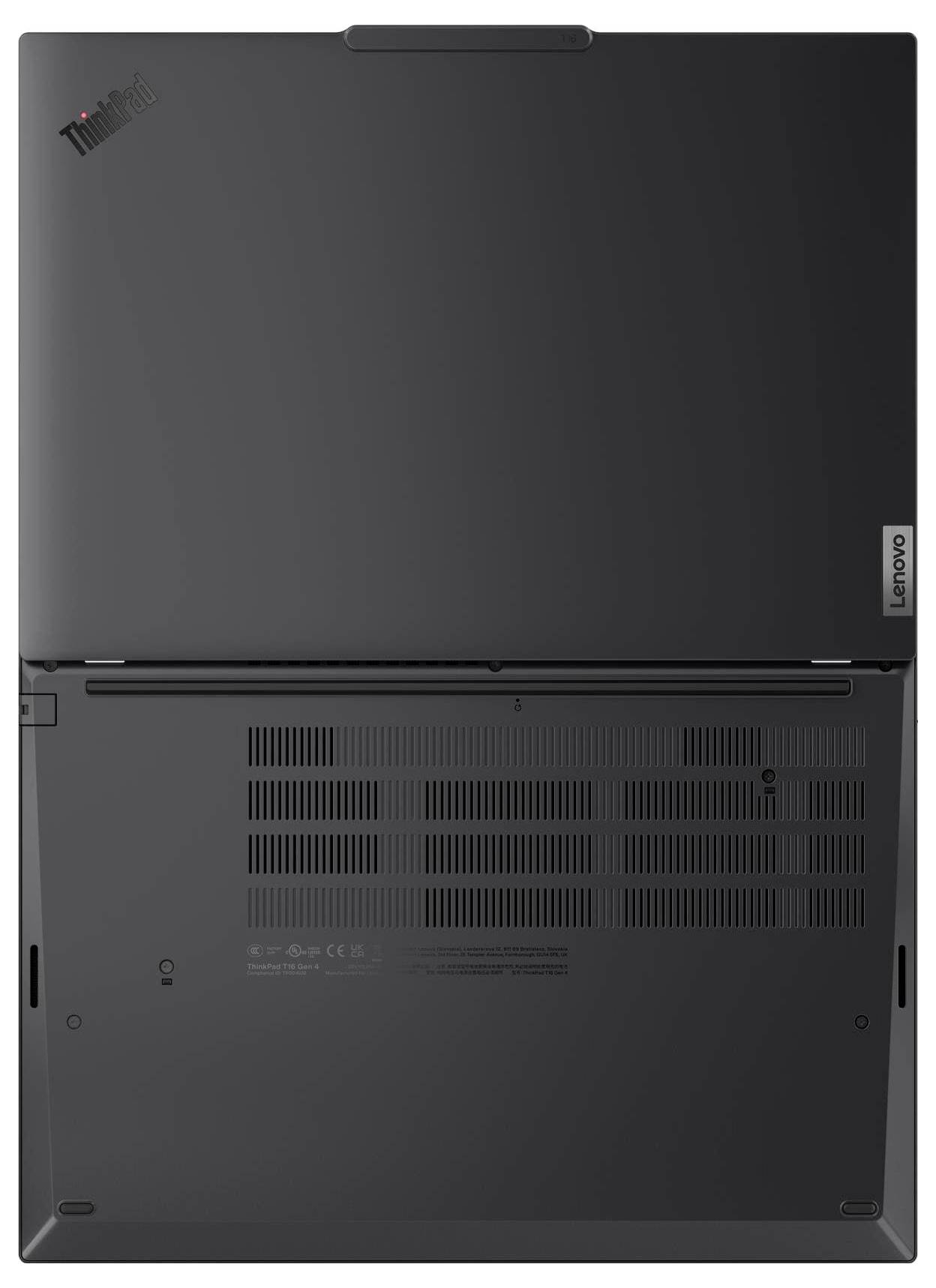 Lenovo Notebook ThinkPad T16 Gen 4 (Intel) 40.6cm (16 Zoll) WUXGA Intel® Core™ Ultra 7 255U 32GB RAM 1TB SSD Deutsch, QWERTZ Schw