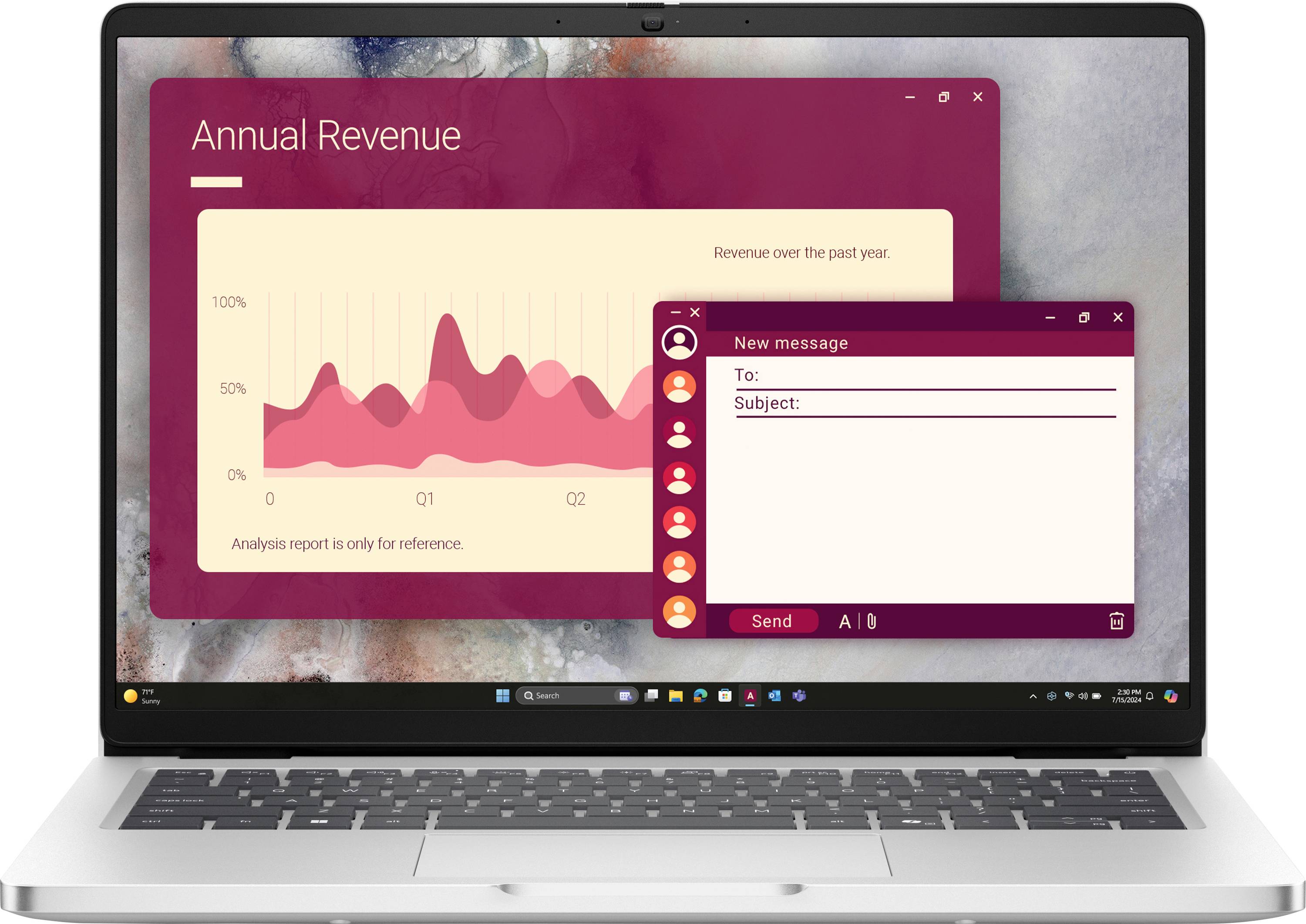 Dell Notebook Pro 14 PC14250 35.6cm (14 Zoll) WUXGA Intel® Core™ Ultra 5 (Series 2) 235U 16GB RAM 512GB SSD Deutsch, QWERTZ Plati