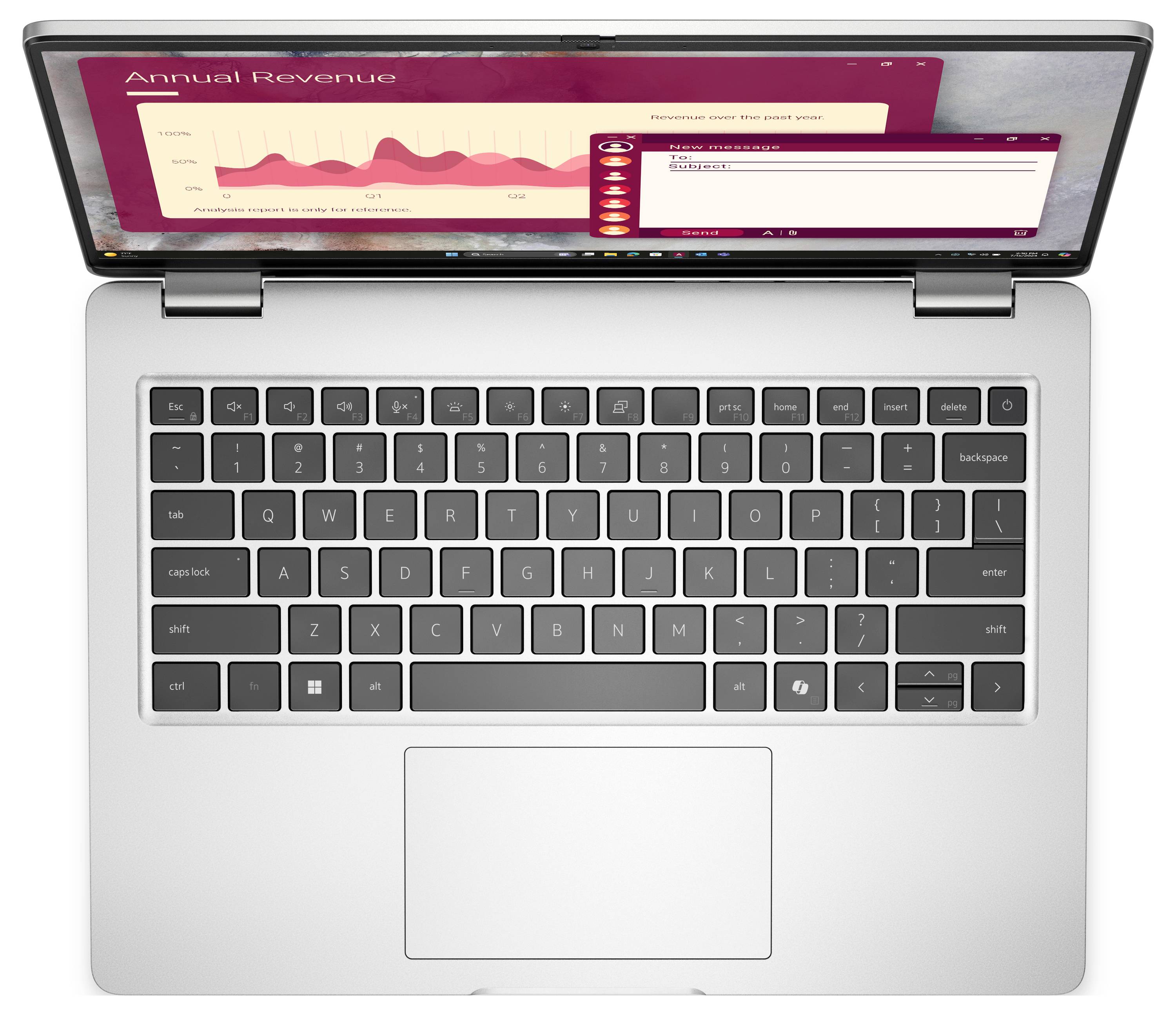 Dell Notebook Pro 14 PC14250 35.6cm (14 Zoll) WUXGA Intel® Core™ Ultra 5 (Series 2) 235U 16GB RAM 512GB SSD Deutsch, QWERTZ Plati