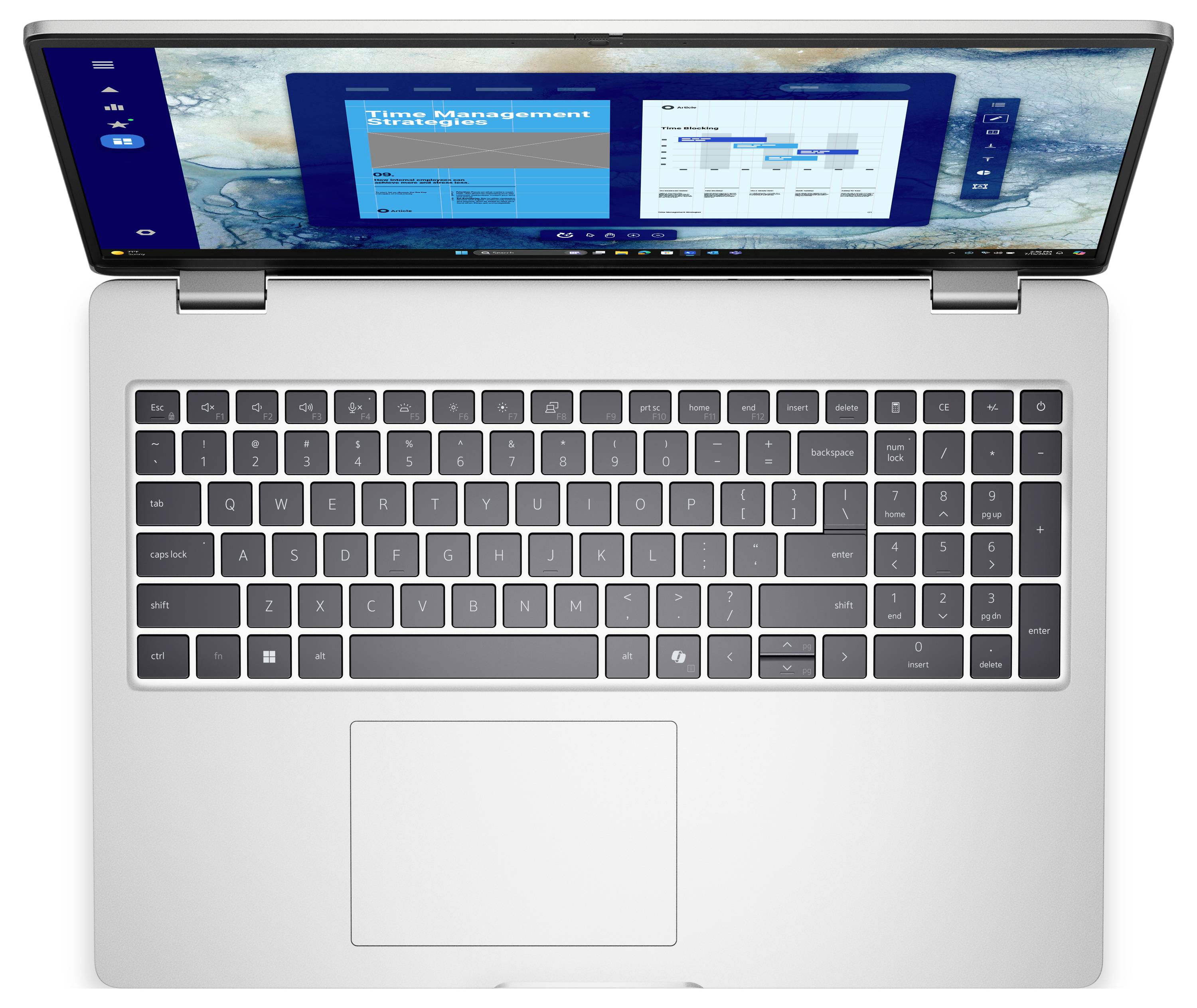 Dell Notebook Pro 16 PC16250 40.6 cm (16 Zoll) WUXGA Intel® Core™ Ultra 5 (Series 2) 235U 16 GB RAM 512 GB SSD Deutsch, QWERTZ Platin R6RT