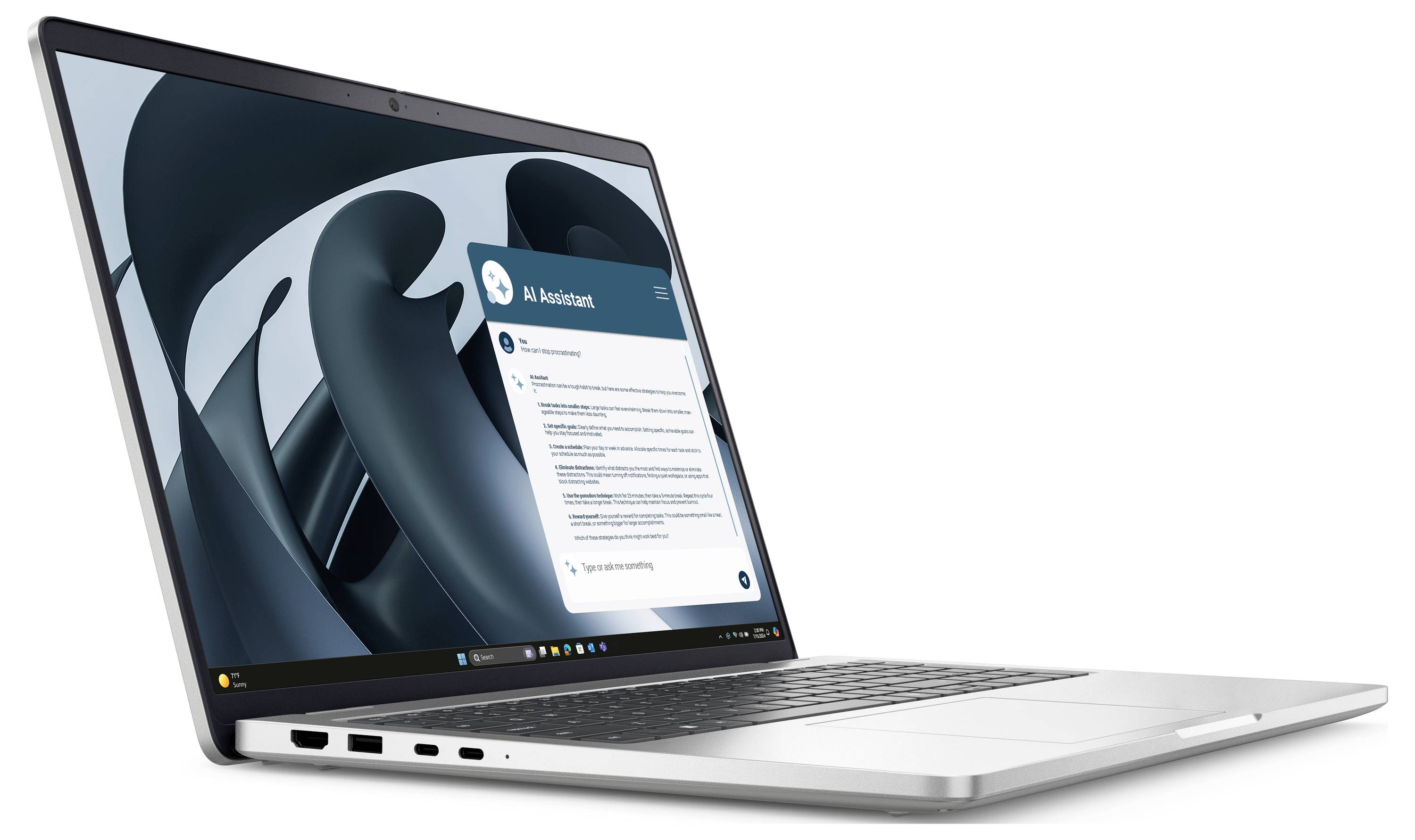 Dell Notebook Pro 16 Plus PB16255 40.6cm (16 Zoll) WUXGA AMD Ryzen 5 230 32GB RAM 1TB SSD Deutsch, QWERTZ Aluminium JP4NC