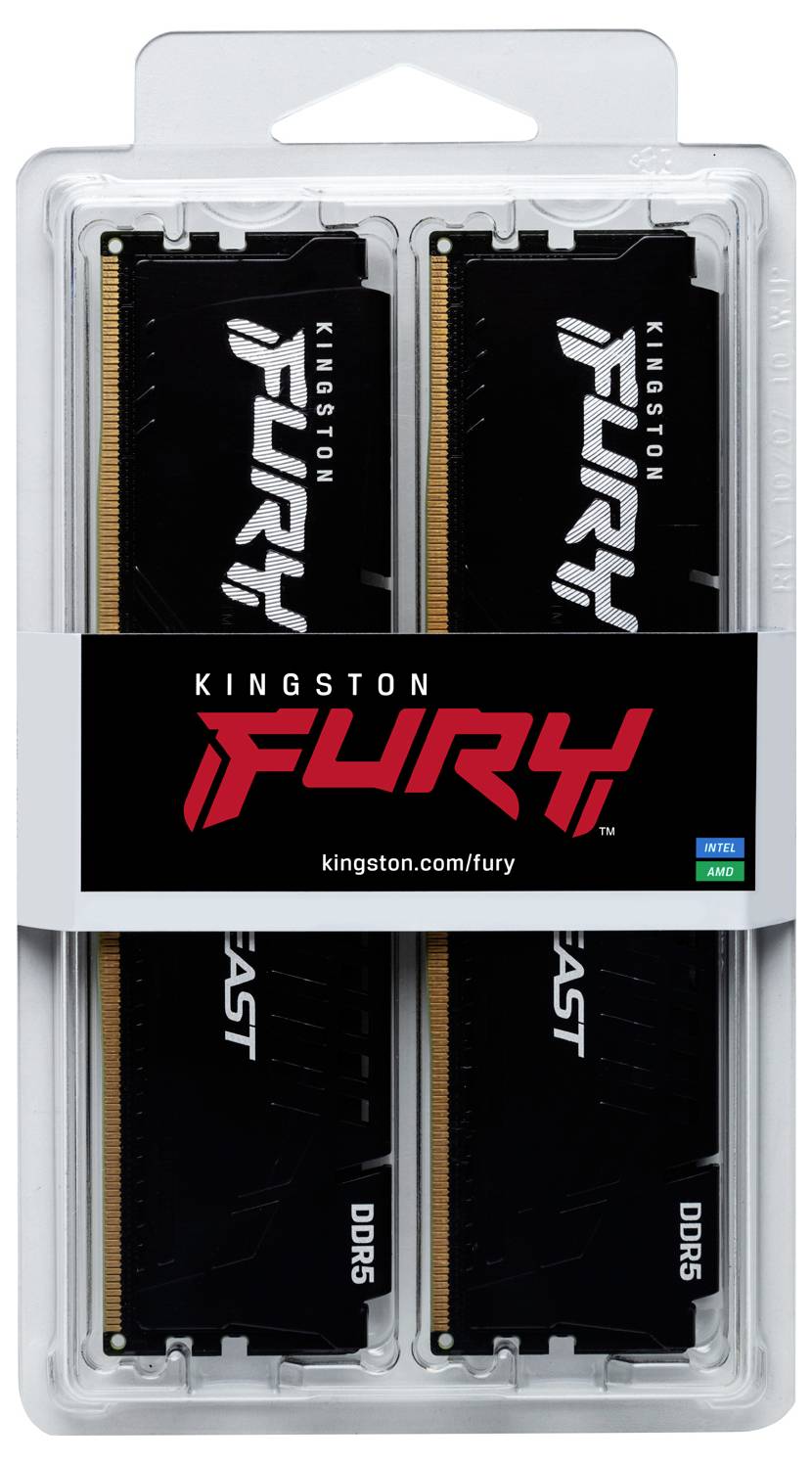 Kingston KF552C40BB2K2 Desktop-Arbeitsspeicher DDR5 64GB 1 x 64GB 288pin DIMM CL40 KF552C40BB2K2-64