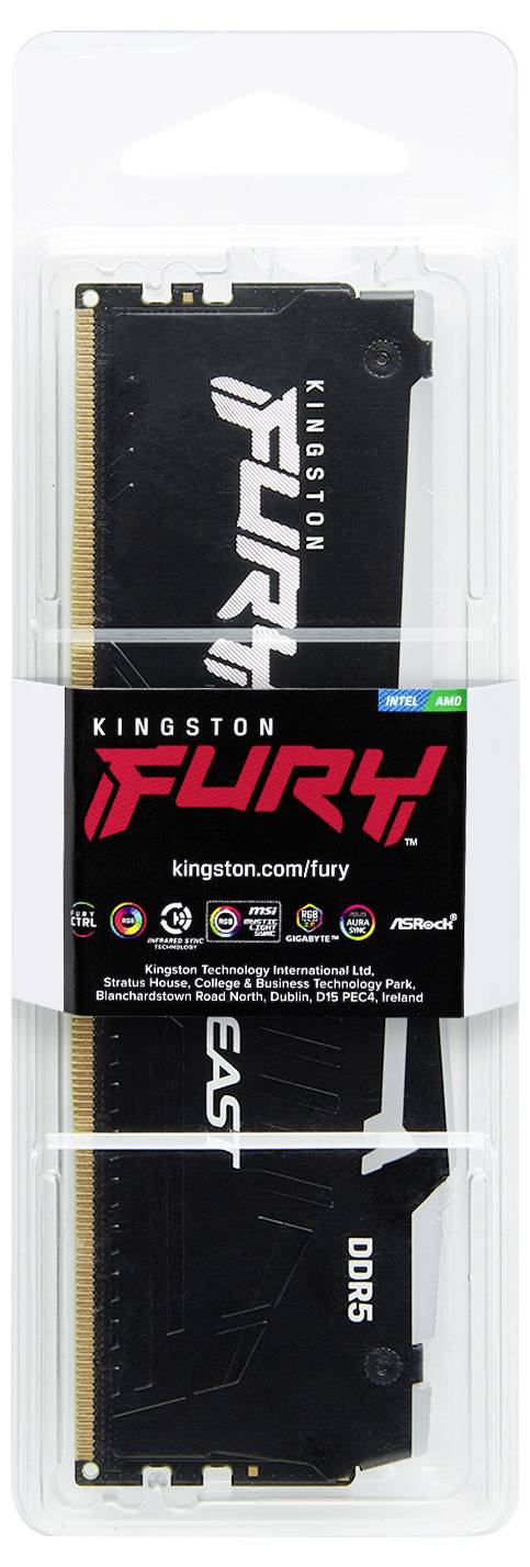 Kingston KF556C36BBE2A Desktop-Arbeitsspeicher DDR5 32 GB 1 x 32 GB 288pin DIMM CL36 KF556C36BBE2A-32