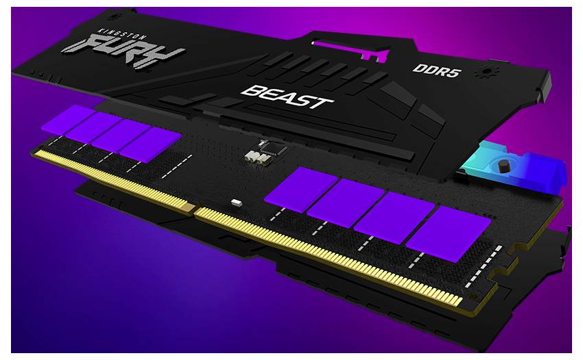 Kingston KF556C36BBE2A Desktop-Arbeitsspeicher DDR5 32 GB 1 x 32 GB 288pin DIMM CL36 KF556C36BBE2A-32