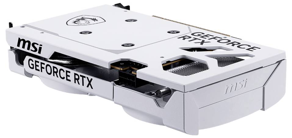 MSI Grafikkarte Nvidia GeForce RTX 5060 8G Ventus 2X OC White 8 GB GDDR7-RAM PCIe x16 HDMI®, DisplayPort Übertaktet / Overclocked, Zero-Fan-Modus