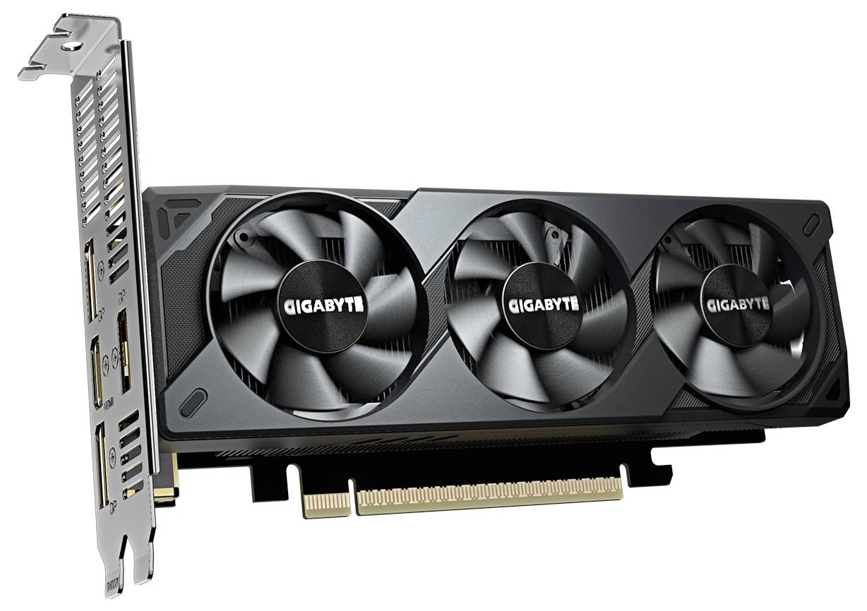 Gigabyte Grafikkarte Nvidia GeForce RTX 5060 GeForce RTX 5060 8GB GDDR7-RAM PCIe x8 Low Profile, Übertaktet / Overclocked, Vulkan