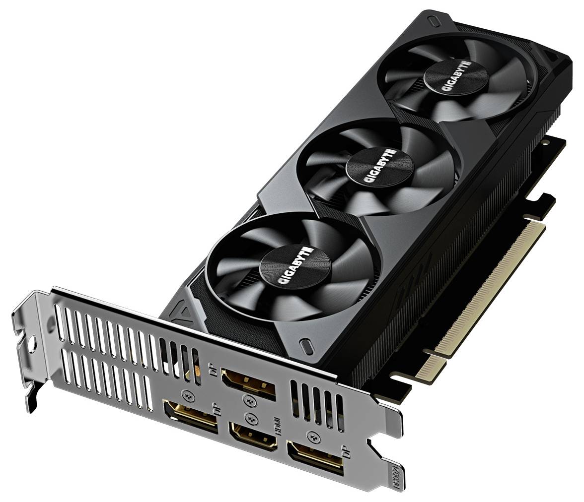 Gigabyte Grafikkarte Nvidia GeForce RTX 5060 GeForce RTX 5060 8GB GDDR7-RAM PCIe x8 Low Profile, Übertaktet / Overclocked, Vulkan