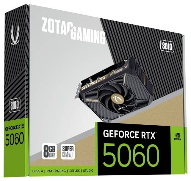 Zotac Grafikkarte Nvidia GeForce RTX 5060 GeForce RTX 5060 8GB GDDR7-RAM PCIe x8 HDMI®, DisplayPort NVIDIA G-Sync, Vulkan