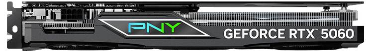 PNY Grafikkarte Nvidia GeForce RTX 5060 GeForce RTX 5060 8 GB GDDR7-RAM PCIe x8 HDMI®, DisplayPort NVIDIA G-Sync, Übertaktet / Overclocked, Vulkan