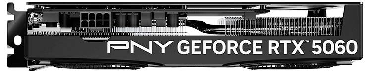 PNY Grafikkarte Nvidia GeForce RTX 5060 GeForce RTX 5060 8GB GDDR7-RAM PCIe x8 HDMI®, DisplayPort Übertaktet / Overclocked