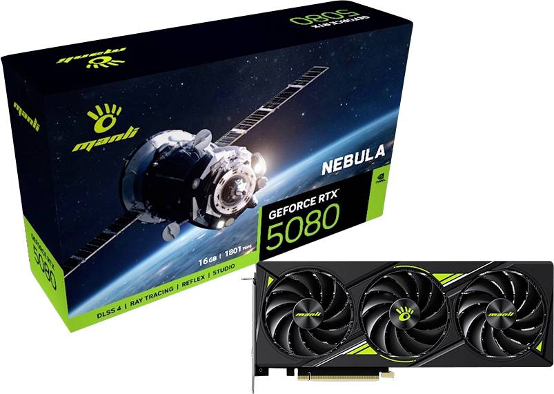 Manli Technology Grafikkarte Nvidia GeForce RTX 5060 Ti Polar Fox HDMI®, DisplayPort