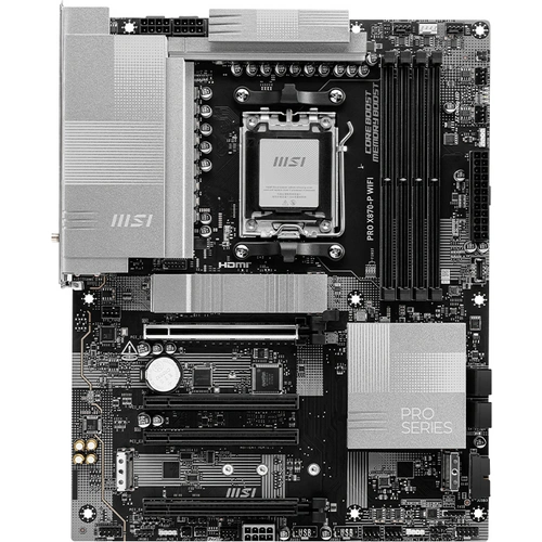 MSI PRO X870E-P WIFI AM5 ATX MB Mainboard Sockel (PC) AMD® AM5 Formfaktor (Details) ATX Mainboard-Chipsatz AMD® X870 MSI PRO X870E-P WIFI AM5 ATX MB Mainboard Sockel (PC) AMD® AM5 Formfaktor (Details) ATX Mainboard-Chipsatz AMD® X870