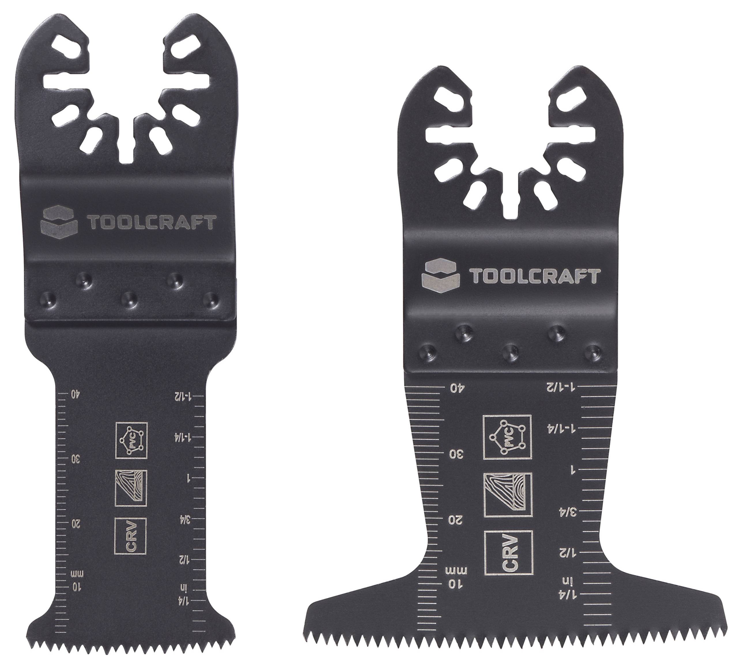 TOOLCRAFT TO-10283856 Chrom-Vanadium Stahl Multifunktionswerkzeug-Zubehör-Set 3 Set