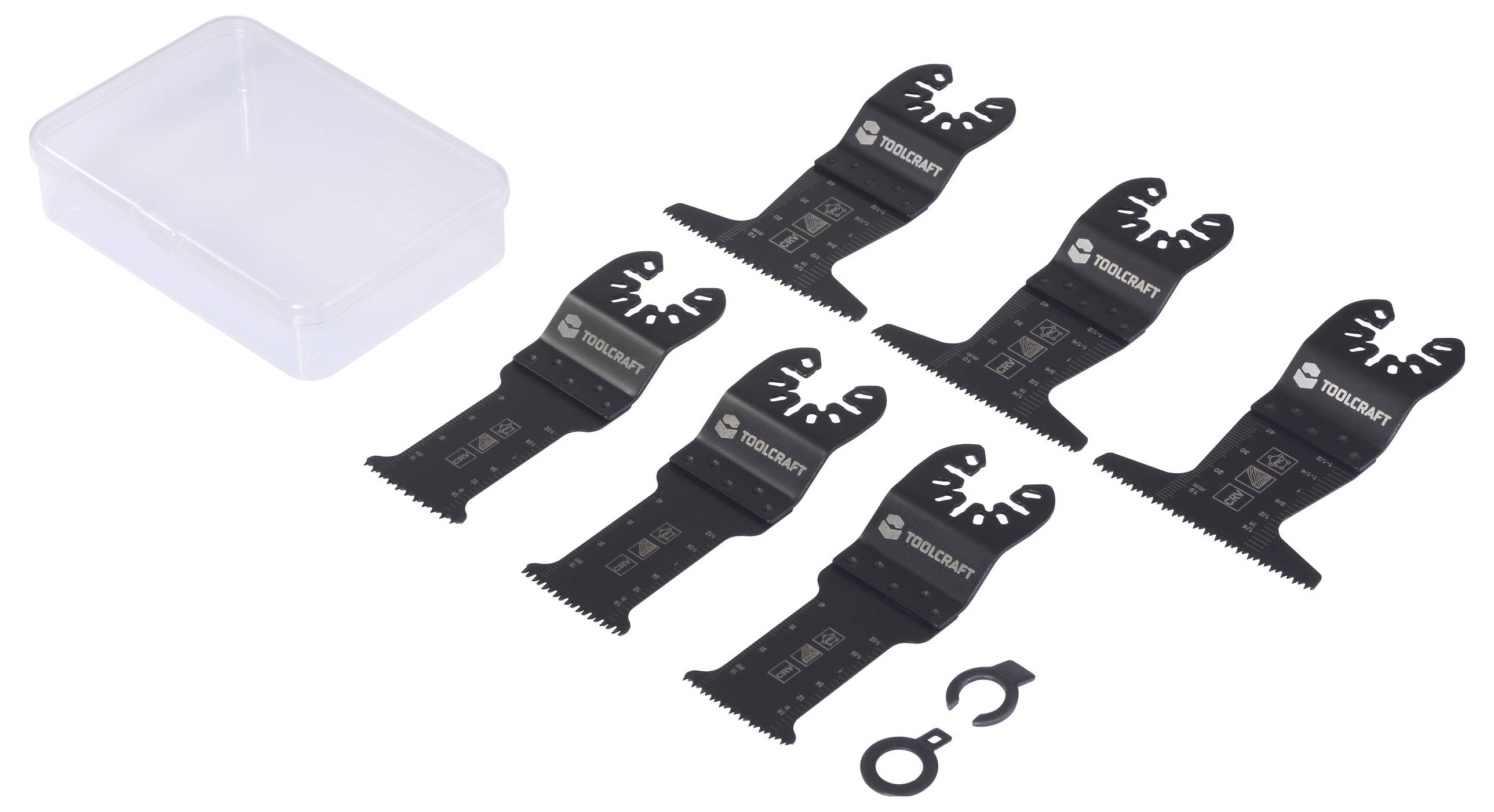 TOOLCRAFT TO-10283856 Chrom-Vanadium Stahl Multifunktionswerkzeug-Zubehör-Set 3 Set