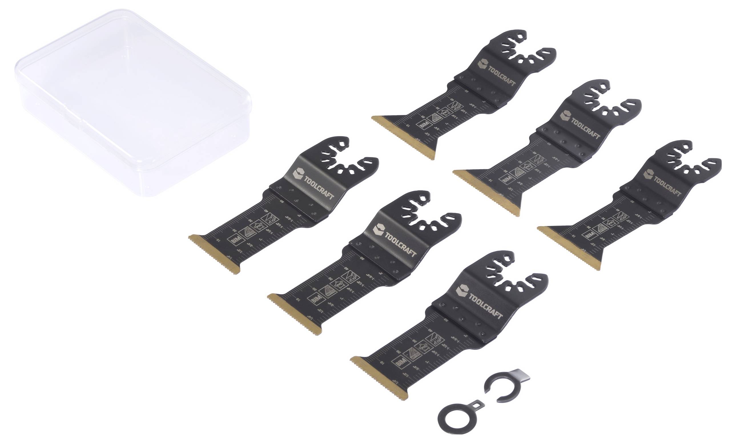 TOOLCRAFT TO-10283862 Bimetall Multifunktionswerkzeug-Zubehör-Set 3 Set