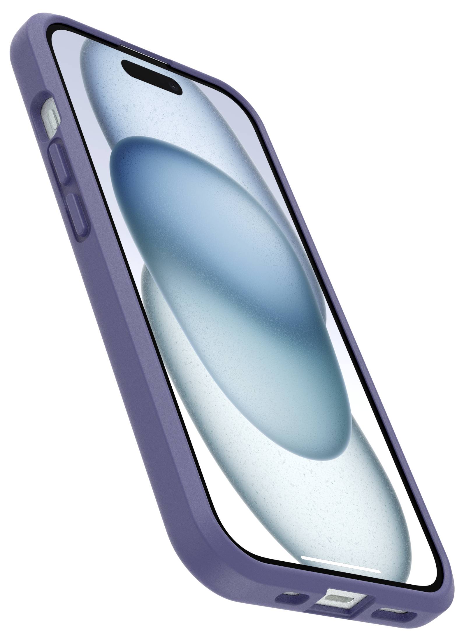 Otterbox React MagSafe für iPhone 16e/15/14/13 clear/purple Backcover Apple iPhone 13, iPhone 14, iPhone 15, iPhone 16e