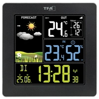 TFA Dostmann Funk-Wetterstation mit Farbdisplay SUN 2 35.1174.01 Funk-Wetterstation Vorhersage für 12 bis 24 Stunden Anzahl TFA Dostmann Funk-Wetterstation mit Farbdisplay SUN 2 35.1174.01 Funk-Wetterstation Vorhersage für 12 bis 24 Stunden Anzahl