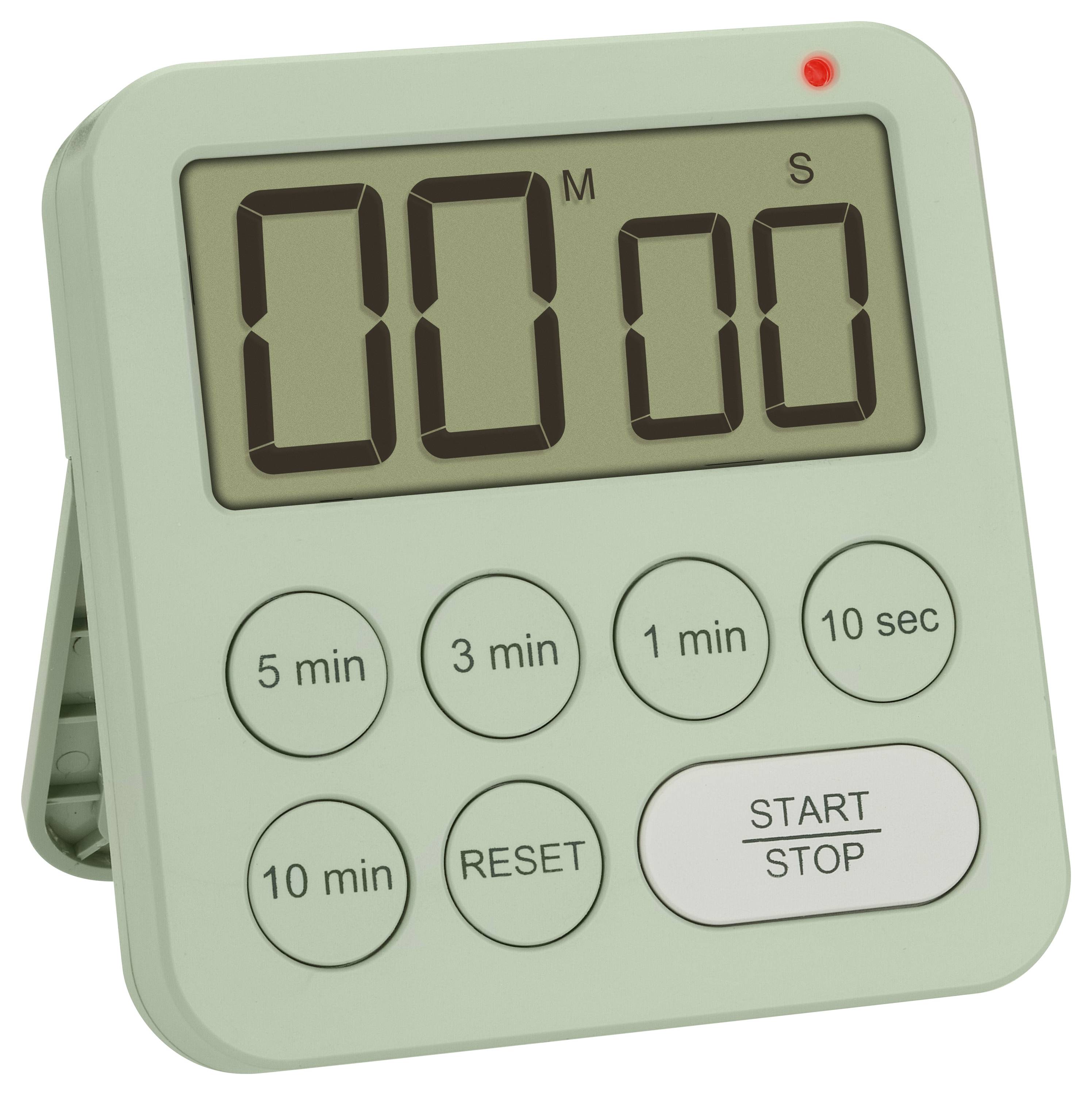 TFA Dostmann Digitaler Timer und Stoppuhr Timer Grün digital