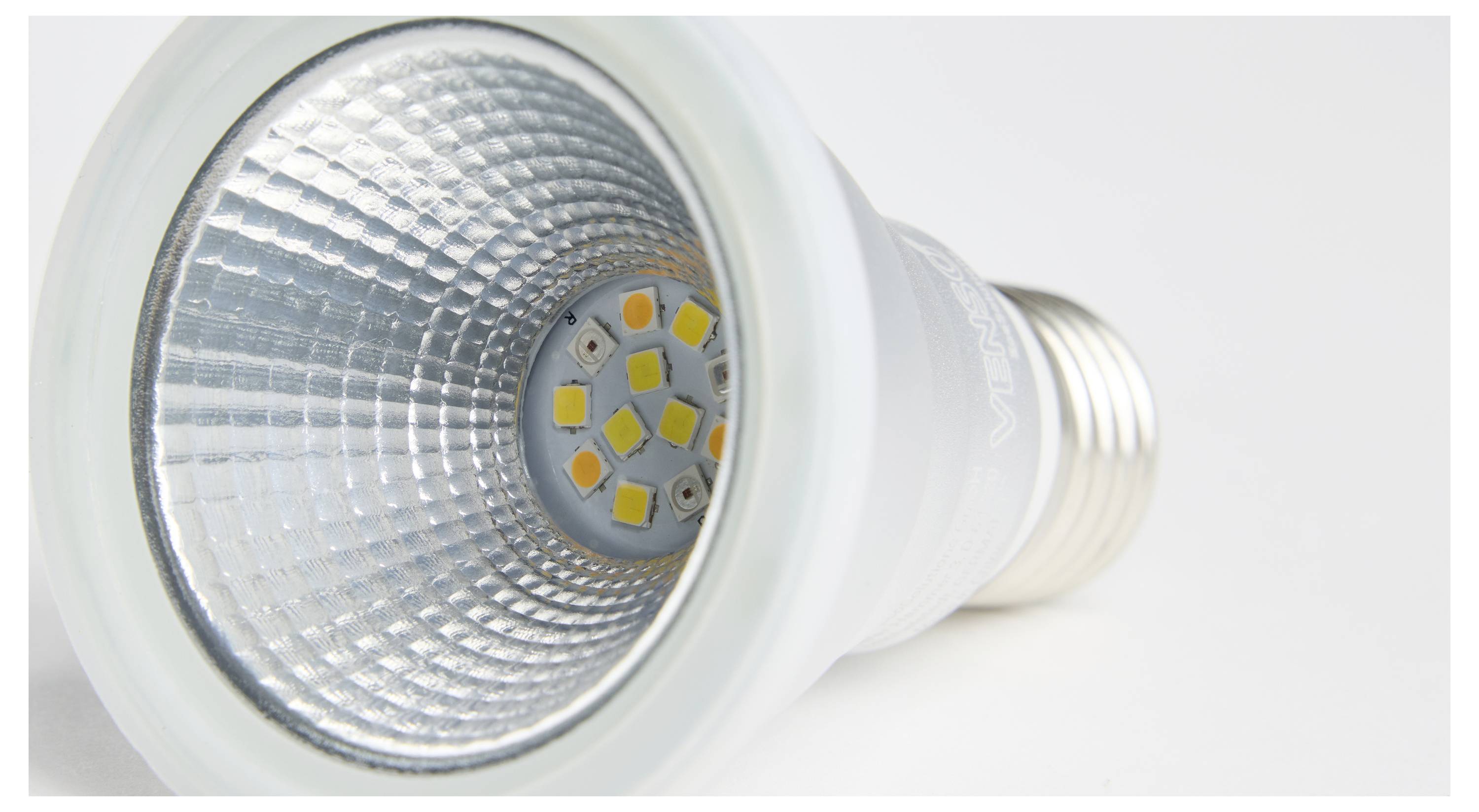 Venso LED-Pflanzenlampe Grow Lights Indoor Plant 100mm E27 7W Neutralweiß 1St.