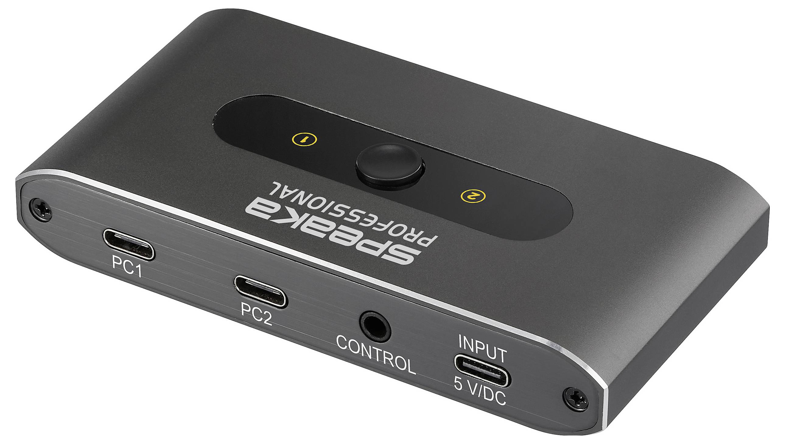 SpeaKa Professional SP-KVM-204-C Tastatur-/Maus-Umschalter Fernbedienung