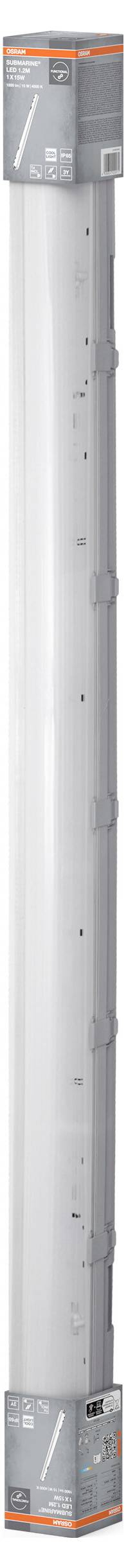 OSRAM HOMELIGHTING Submarine 1 x 15W 4000K LED-Feuchtraumleuchte G13 15.00W Kaltweiß Grau