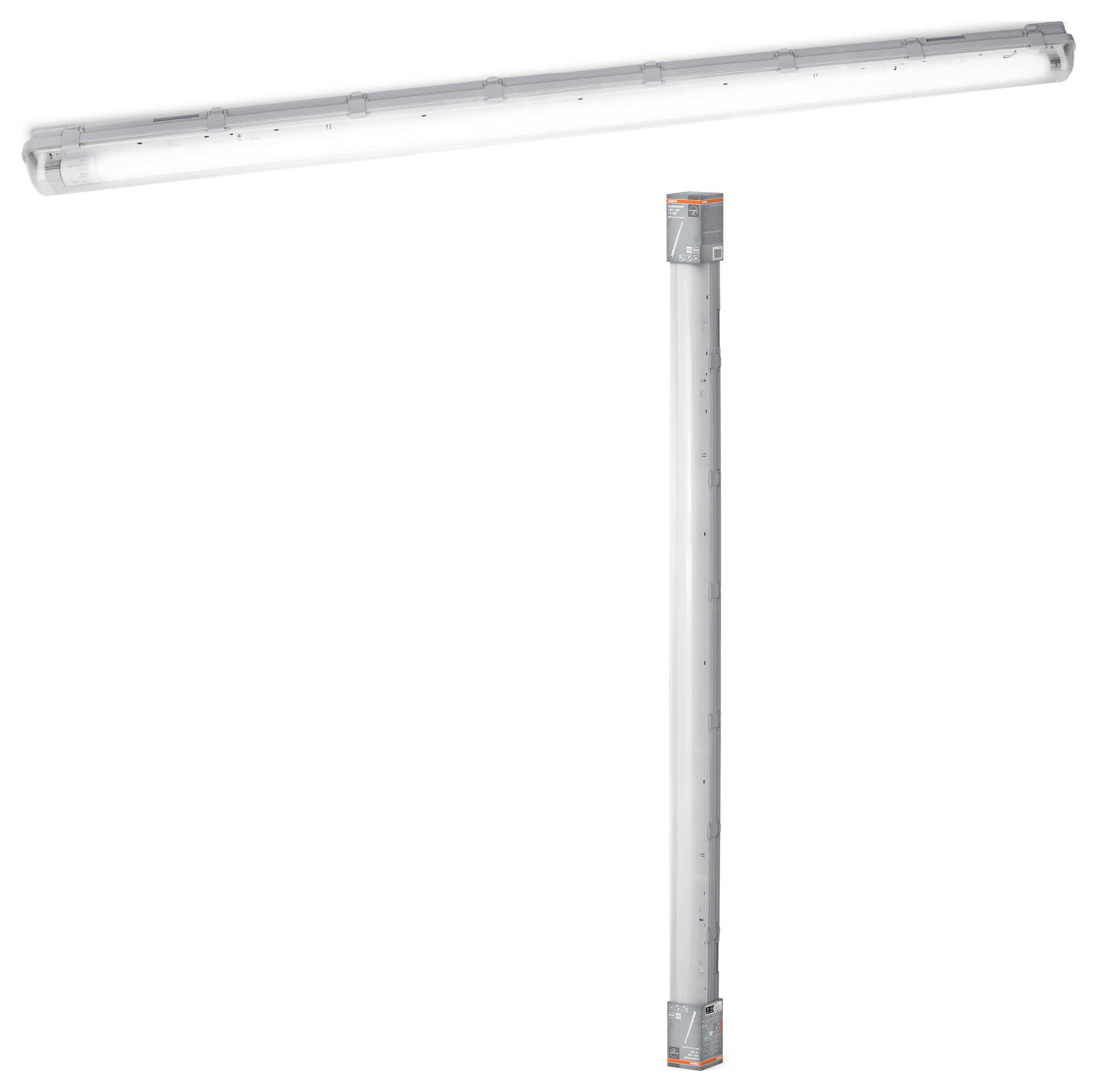 OSRAM HOMELIGHTING Submarine 1 x 19W 4000K LED-Feuchtraumleuchte G13 19.00W Kaltweiß Grau