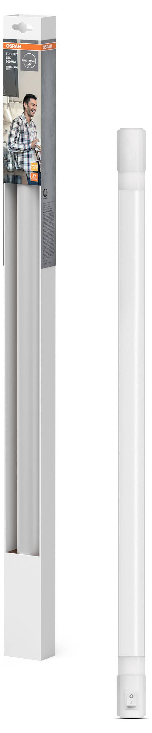 OSRAM HOMELIGHTING TubeKIT LED 600mm 8.9W 3000K LED-Lichtleiste 8.90W Warmweiß