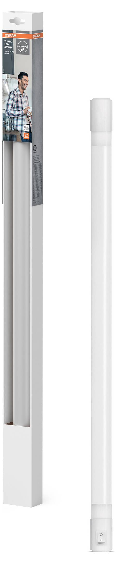 OSRAM HOMELIGHTING TubeKIT LED 600mm 8.9W 4000K LED-Lichtleiste 8.90W Kaltweiß