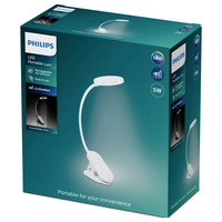 Philips LED Forys Clip DSK206 8720169194397 LED-Akku-Tischlampe LED LED fest eingebaut 5W Weiß Philips LED Forys Clip DSK206 8720169194397 LED-Akku-Tischlampe LED LED fest eingebaut 5W Weiß