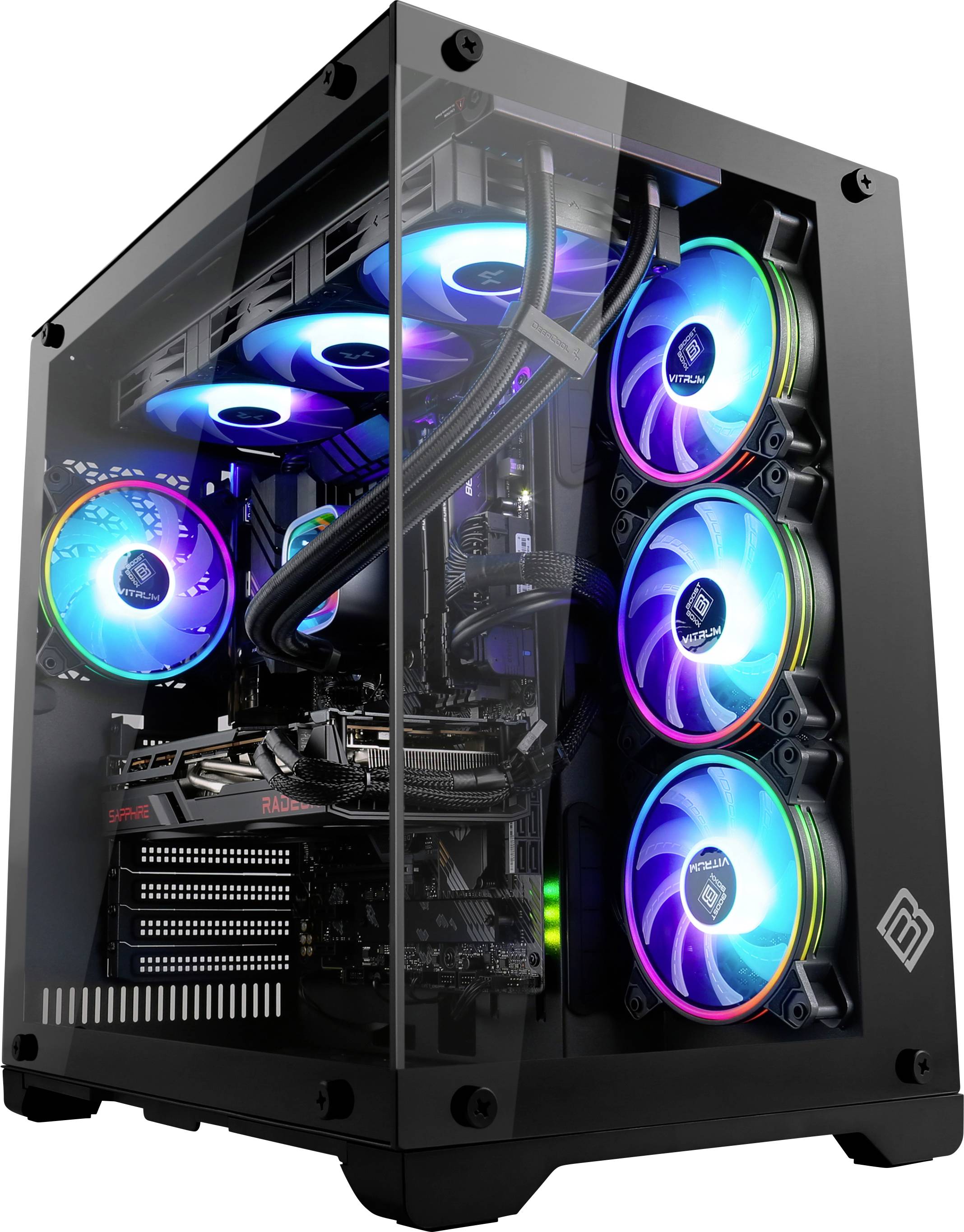 CSL Computer Gaming PC M12230H AMD Ryzen 7 7800X3D 5GHz 32GB RAM 2000GB SSD AMD Radeon™ RX 9070 XT 16GB GDDR6 94882