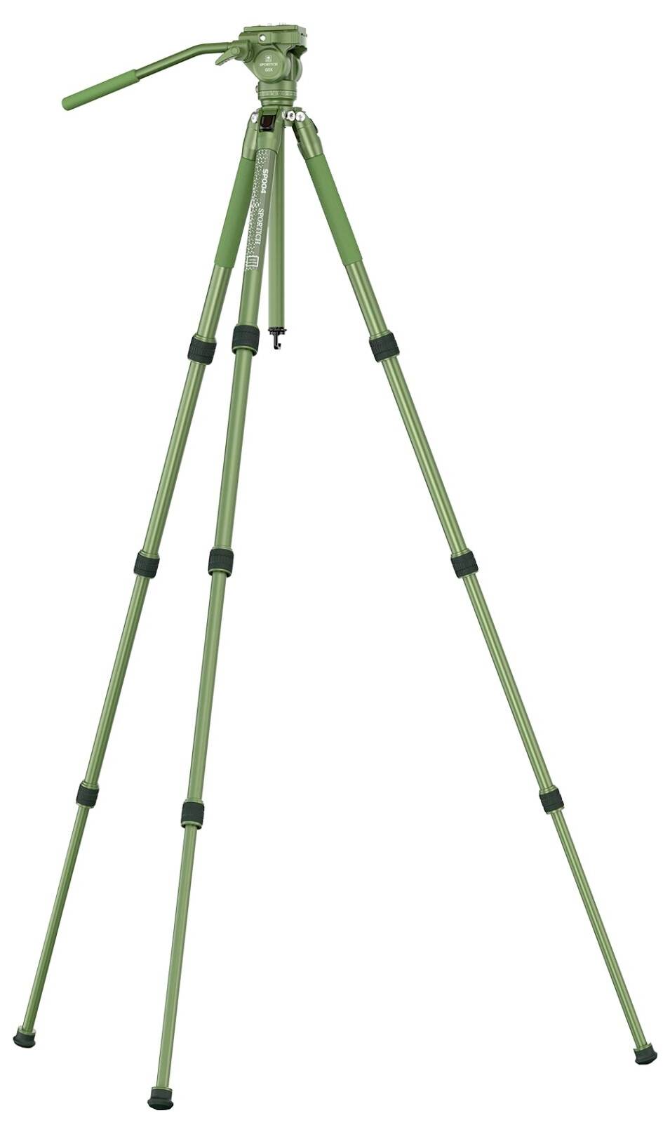 SIRUI Europe Sirui Sportich SP004 + G5X Dreibeinstativ 1/4 Zoll Arbeitshöhe=16 - 149cm Grün inkl. Tasche