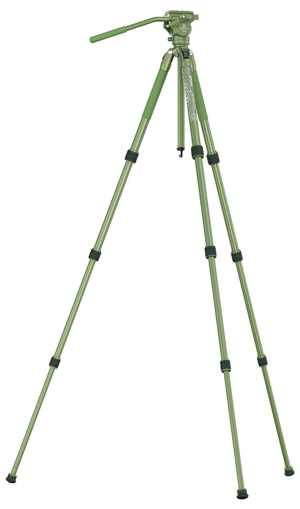 SIRUI Europe Sirui Sportich SP004 + G5X Dreibeinstativ 1/4 Zoll Arbeitshöhe=16 - 149 cm Grün inkl. Tasche