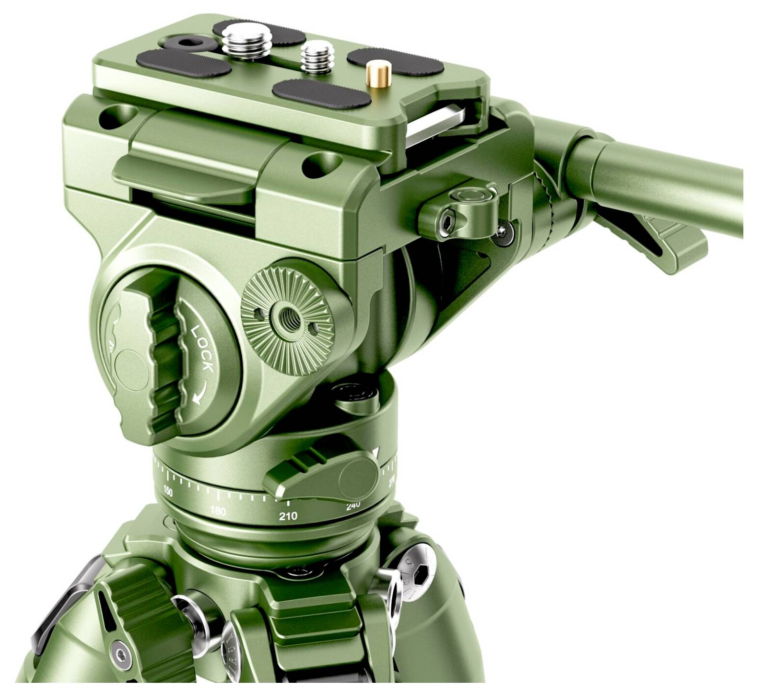 SIRUI Europe Sirui Sportich SP004 + G5X Dreibeinstativ 1/4 Zoll Arbeitshöhe=16 - 149 cm Grün inkl. Tasche