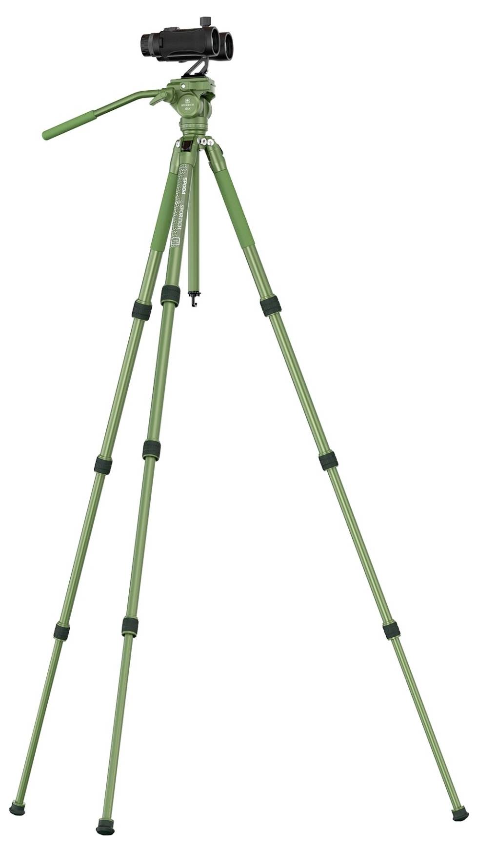 SIRUI Europe Sirui Sportich SP004 + G5X Dreibeinstativ 1/4 Zoll Arbeitshöhe=16 - 149 cm Grün inkl. Tasche