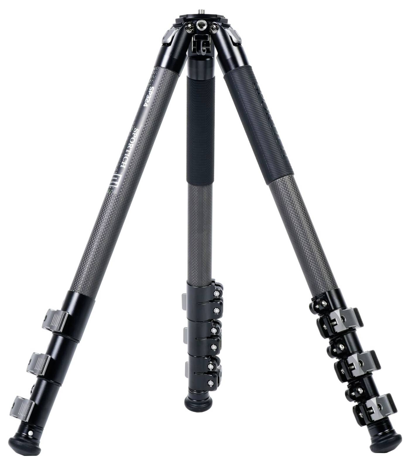 SIRUI Europe Sirui Sportich SP324 + BH-10 Carbon Dreibeinstativ 1/4 Zoll, 3/8 Zoll Arbeitshöhe=25 - 176cm inkl. Tasche