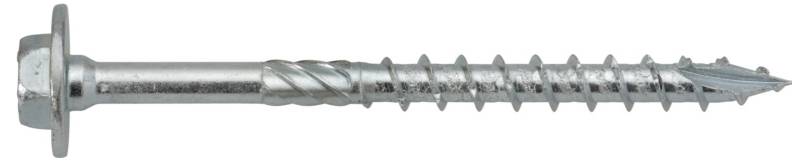 SWG 19920606015 Holzbauschraube 6mm 60mm T-Profil, Außensechskant Stahl verzinkt 75St.