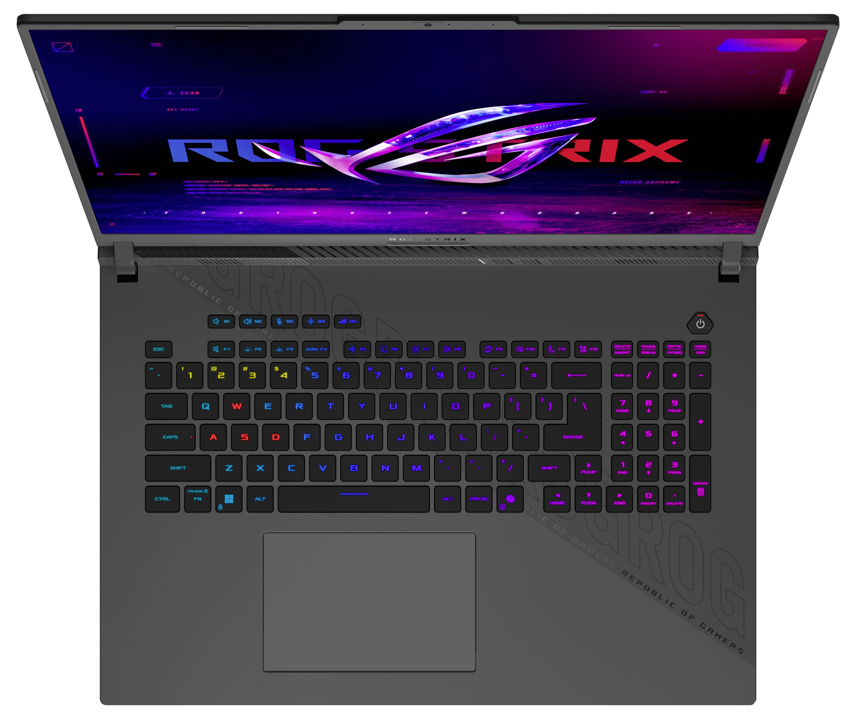 Asus Gaming Notebook ROG Strix G18 45.7 cm (18 Zoll) WUXGA AMD Ryzen 9 8940HX 8 GB RAM 1 TB SSD Deutsch, QWERTZ AMD Radeon 610M NVIDIA GeForce RTX