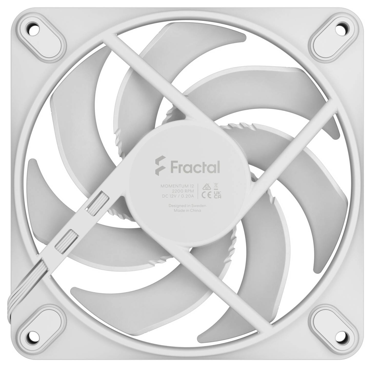 Fractal Design FD-F-MO1-1202 PC-Gehäuse-Lüfter Weiß