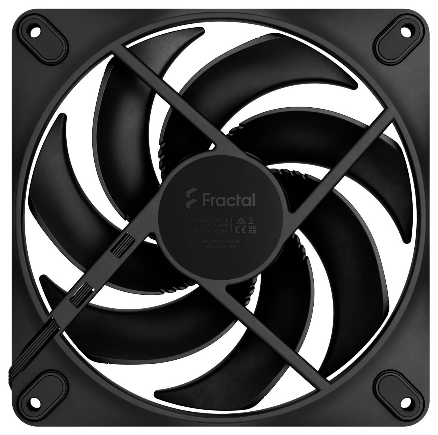 Fractal Design FD-F-MO1-1401 PC-Gehäuse-Lüfter Schwarz
