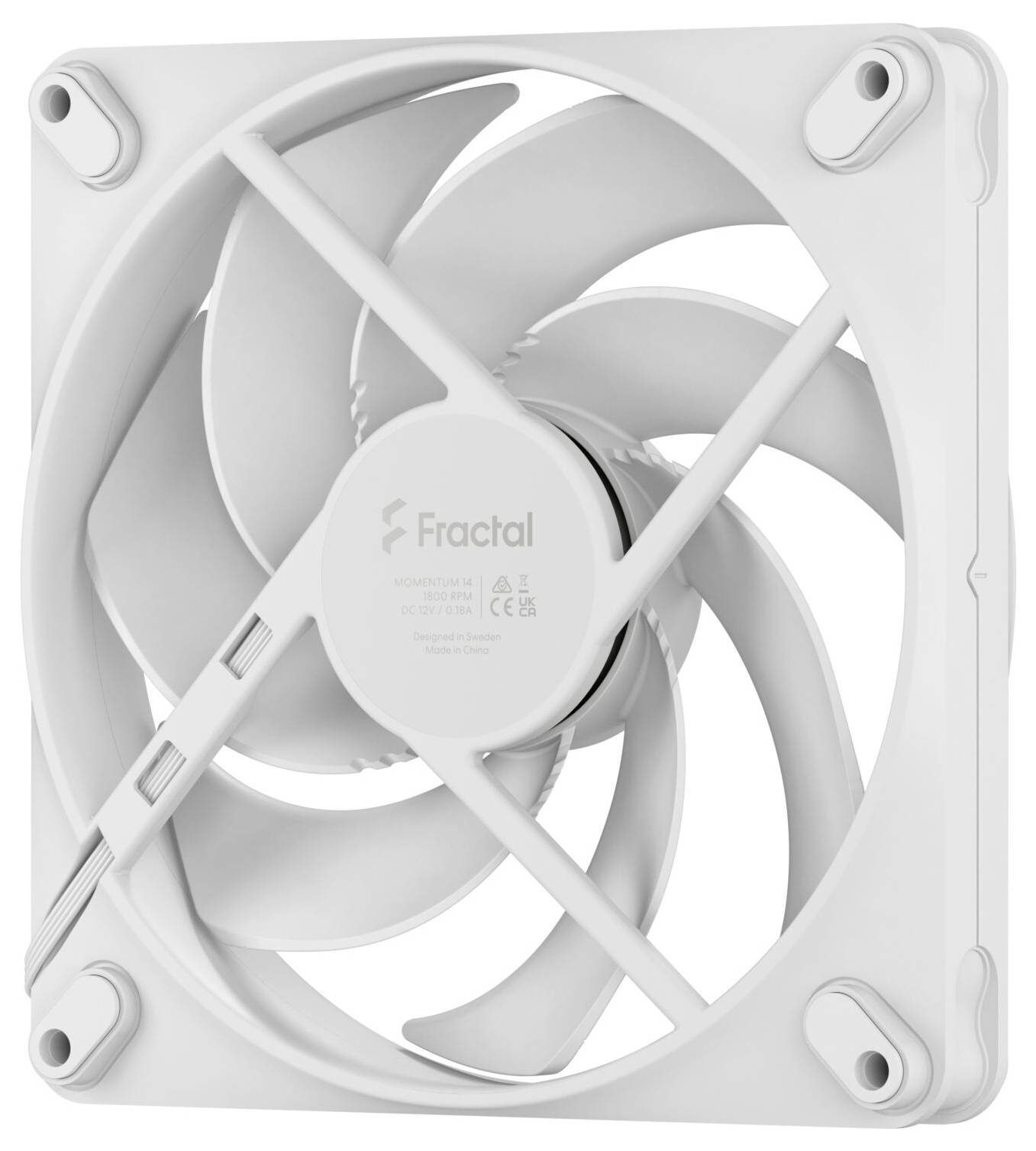 Fractal Design FD-F-MO1-1402 PC-Gehäuse-Lüfter Weiß