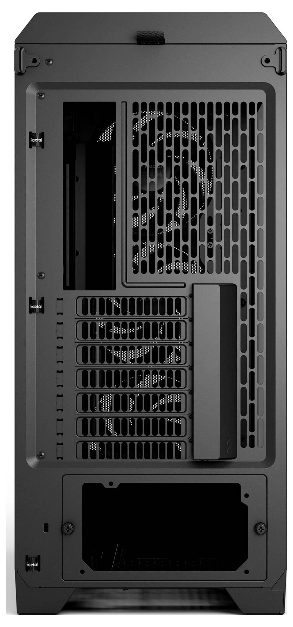 Fractal Design FD-C-MES3A-02 Tower PC-Gehäuse Schwarz Seitenfenster