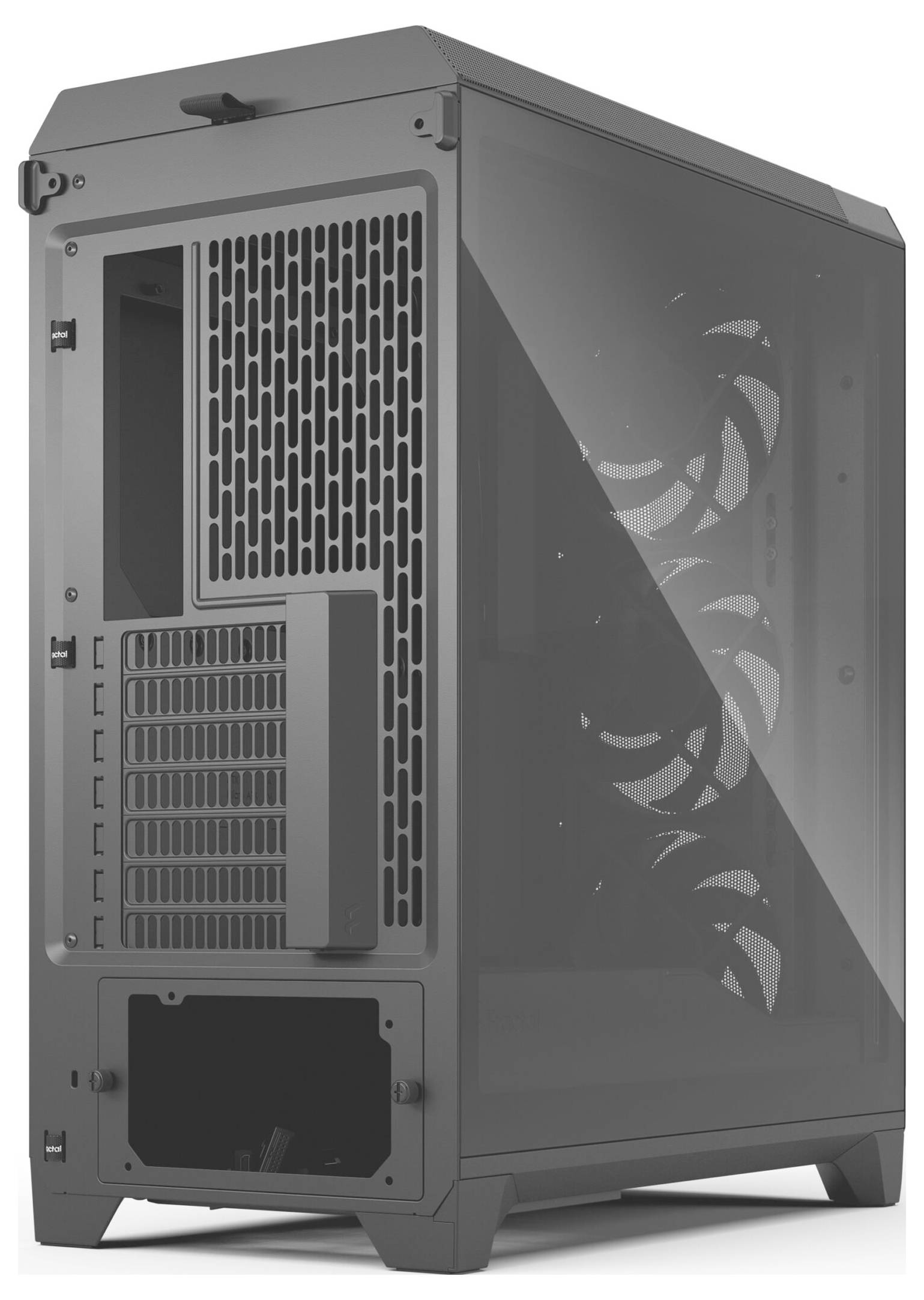 Fractal Design FD-C-MES3A-02 Tower PC-Gehäuse Schwarz Seitenfenster