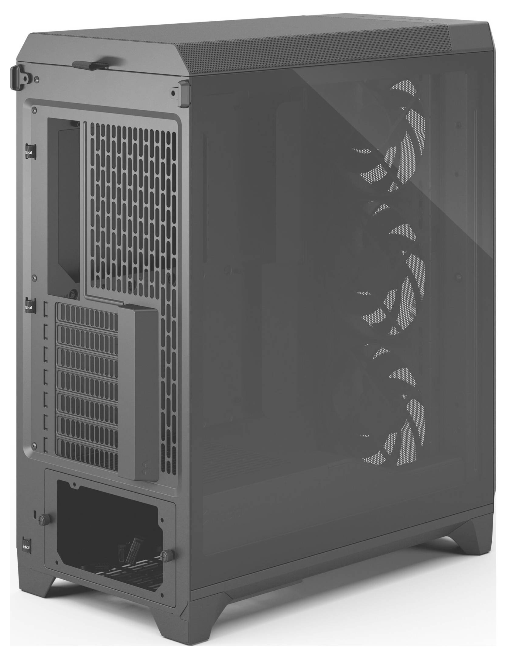 Fractal Design FD-C-MES3A-02 Tower PC-Gehäuse Schwarz Seitenfenster