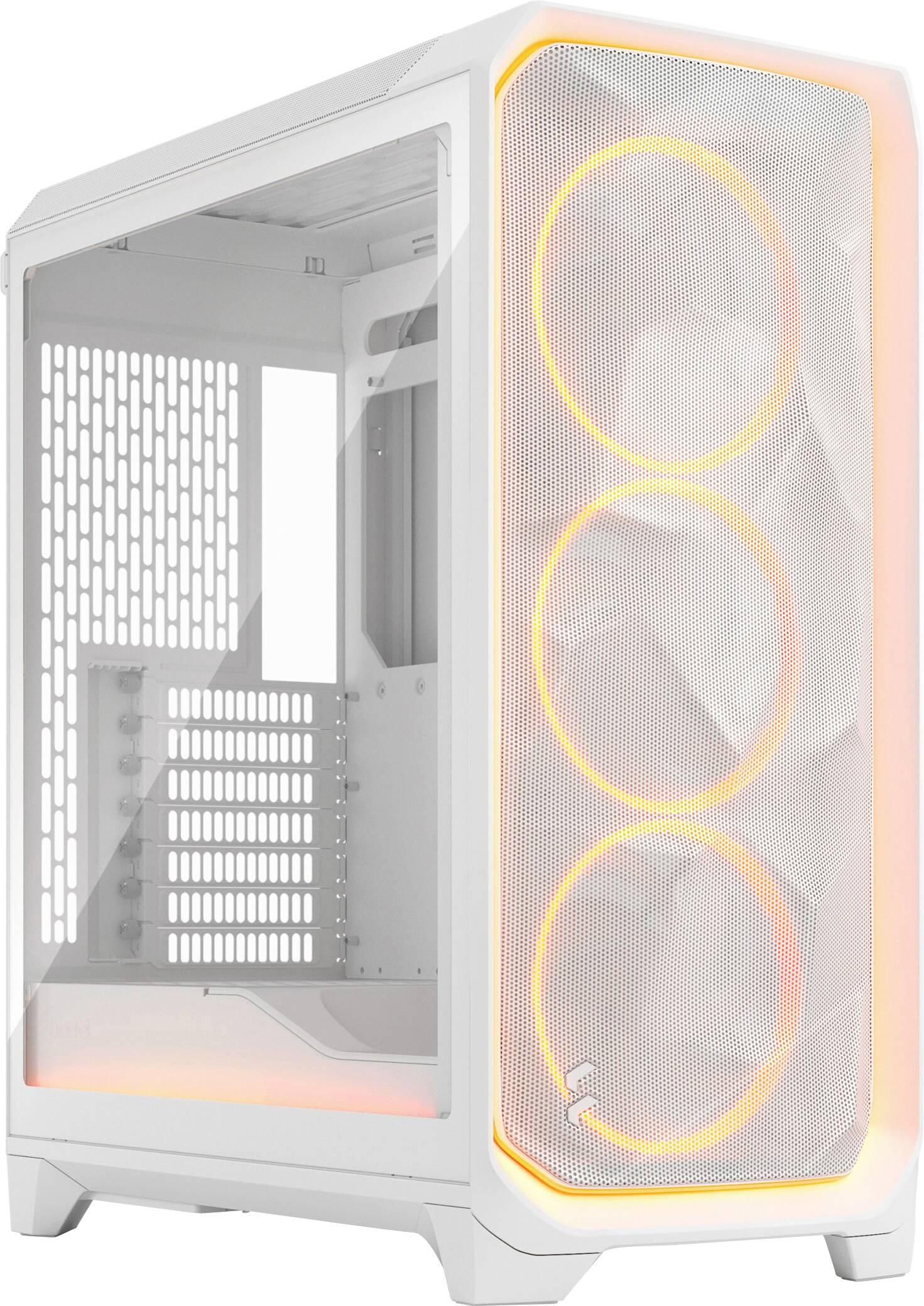 Fractal Design FD-C-MES3A-05 Tower PC-Gehäuse Weiß Seitenfenster